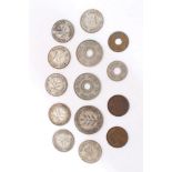 Palestine - Mixed coinage to include base metal & silver denominations in various grades (14 coins)