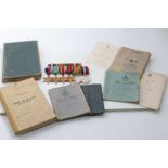 Second World War R.A.F. Rear Gunners Medal group and flying log books