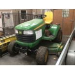 John Deere X748 Ultimate ride on petrol lawn tractor / lawn mower Model no. 3TNM72-BJLT