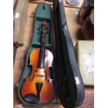 Lark children's violin and bow in case