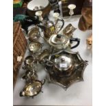 Lot plated ware