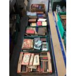 Collection of antique and later books to include antique leather bound volumes, non fiction and fict