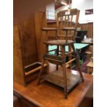 Edwardian dolls high chair