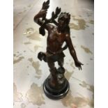 19th century French spelter figure