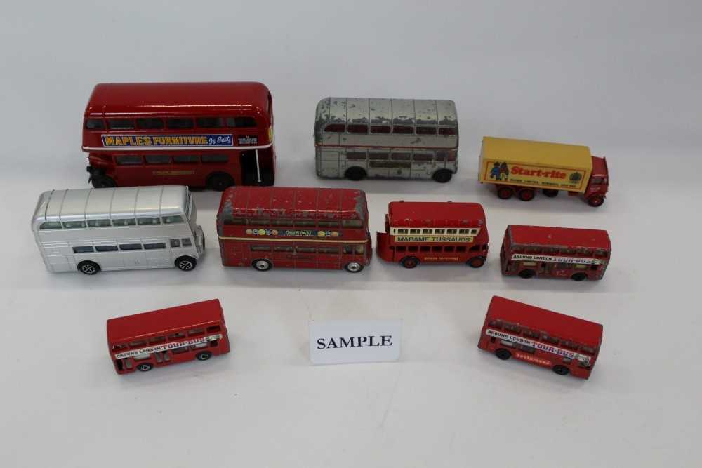 Diecast unboxed selection of Bus models- various manufacturers (qty)