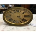 Vintage Asprey oval desk timepiece