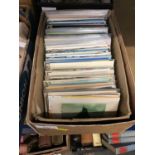 Shoebox of postcards, approx 300