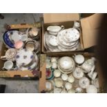 Quantity of decorated china to include Royal Doulton 'Paula' coffee set, Richmond bone china floral