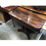 Early Victorian rosewood card table