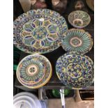 Quantity of Iznik style ceramics