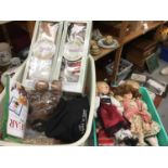 Selection of dolls and teddies