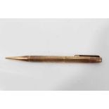 9ct gold propelling pencil