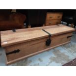 Long hardwood trunk