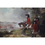 Attributed to Henry William Bunbury (1750-1811) oil on canvas - The Duke of Cambridge on horseback i