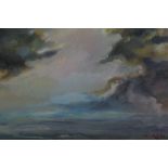 Dave Ross, oil on canvas - Seascape, signed and dated '20, in painted frame, 39cm x 49cm Please no