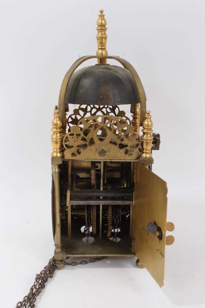 Seventeenth century and later thirty hour lantern clock - Image 2 of 9