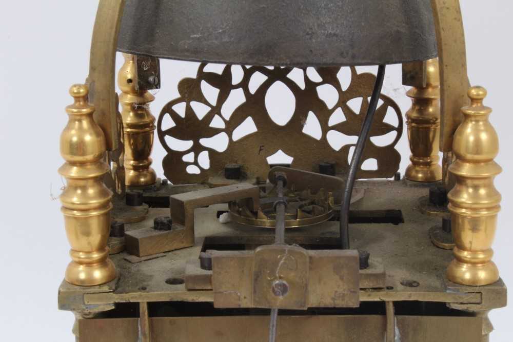 Seventeenth century and later thirty hour lantern clock - Image 6 of 9