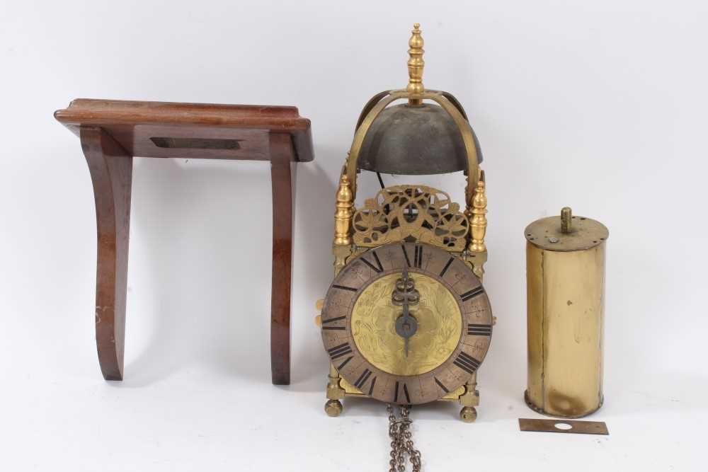Seventeenth century and later thirty hour lantern clock - Image 9 of 9