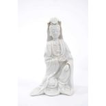 18th century Chinese Blanc de Chine figure of Guanyin