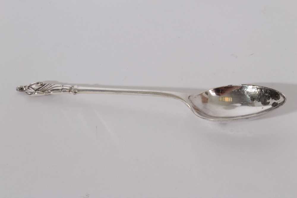 Set of twelve George V silver bean end coffee spoons (Birmingham 1931), maker Adie Brothers, togethe - Image 12 of 13