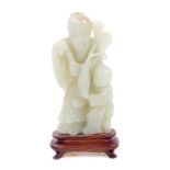 Chinese jade carving of Shou Lao