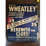 Dennis Wheatley murder mystery book