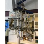 Three branch chandelier