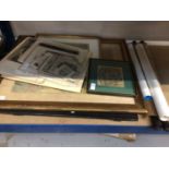 Collection of mostly loose 18th and 19th century prints, including topographical, historical, etc, a