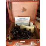 Marine Sextant in wooden case