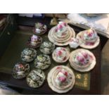 Royal Albert American Beauty teaset and Royal Albert Provincial Flowers tea wares