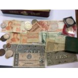 GB and World coins and banknotes