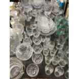 Collection of decorative glassware