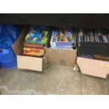 Large collection of board games, DVDs, CDs and sundries