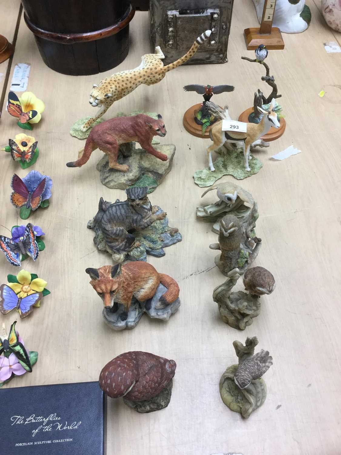 Group of animal models including Border Fine Arts and Teviotdale