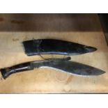 Gurka Kukri with leather seath