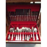 Silver plated Kings pattern canteen of cutlery