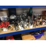 Quantity of ceramics, glass and other items, including several Franklin Mint penguin groups, Royal W