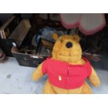Group of LP's, toys including Winnie the Pooh and sundries