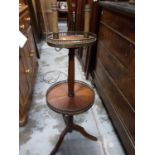 Reproduction lamp table and cake stand