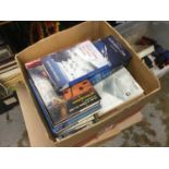 Two boxes of mixed books including military history