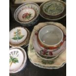 Collection of decorative ceramics