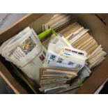 One box of First Day Covers and other covers