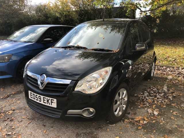 2009 Vauxhall Agila 1.2 Design Automatic, finished in black, Reg. No. EO59 EKF, MOT expired 20th Jul