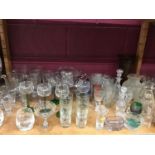 Large selection of glassware