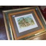 Glynn Thomas (born 1946) - signed etching and other pictures to include watercolours and prints