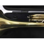 Bach brass trumpet, model 1530, serial number B14385, cased, as new condition