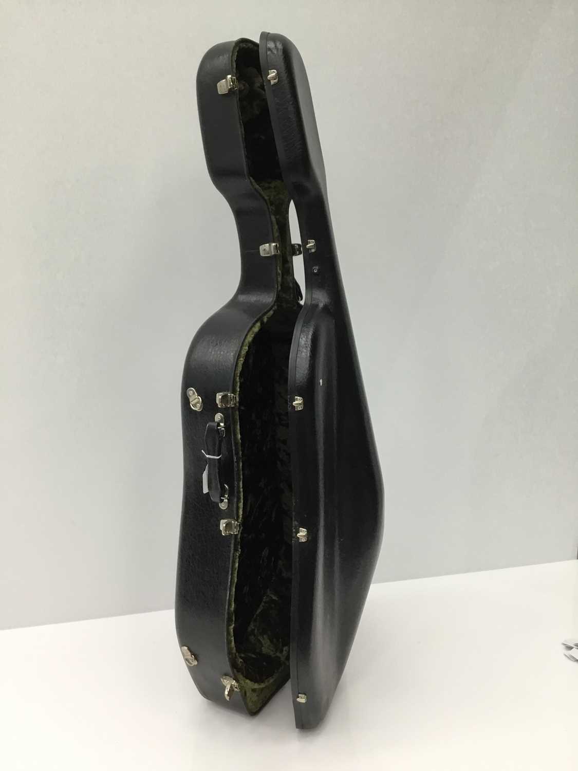 Cello case with black finish, internal measurement approximately 136cm - Image 3 of 3