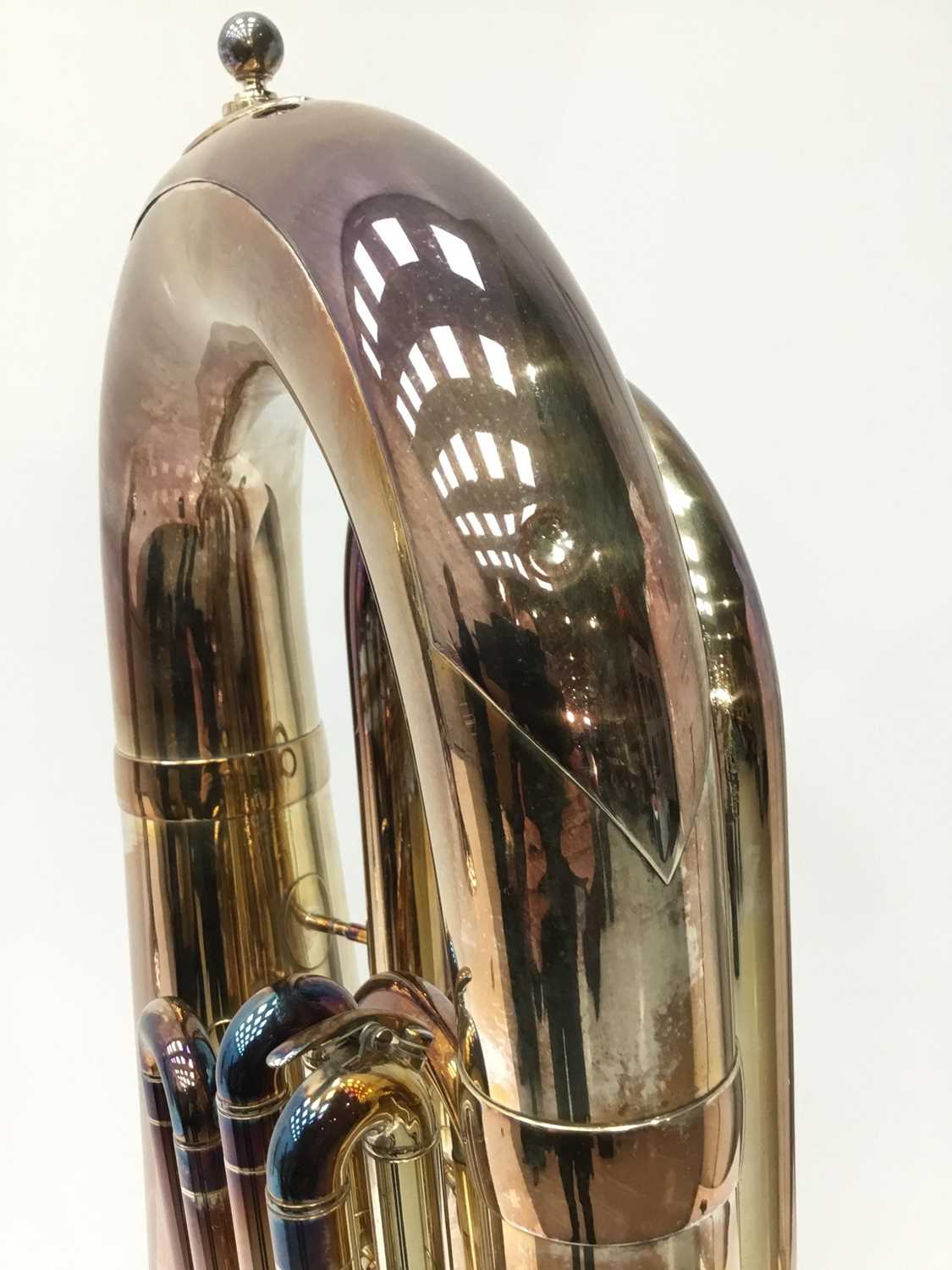 Besson 600 silvered Bb tuba, serial no. 685-711216, 97cm tall - Image 5 of 5