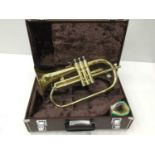 Yamaha flugelhorn, model 2310, serial number 20530, with 11F4 mouthpiece, cased, with maintenance ki