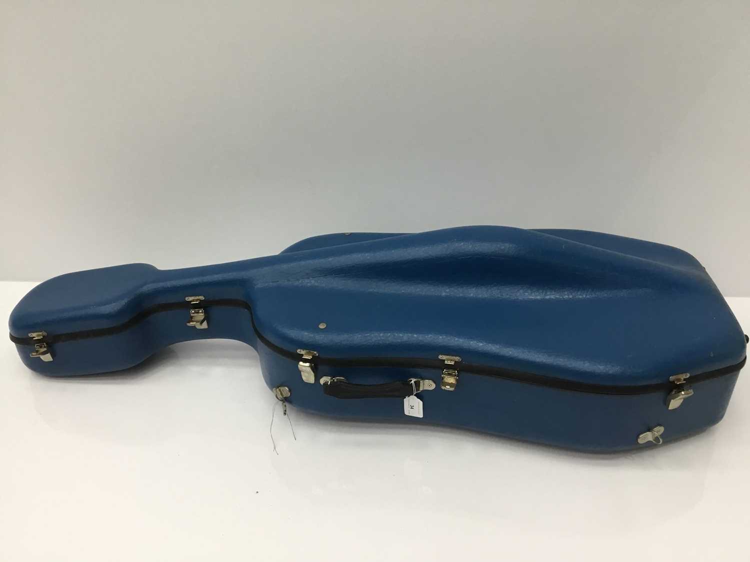 Cello case by Paxman Ltd, with blue finish, internal measurement approximately 132cm - Image 2 of 4